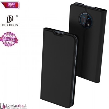 Dux Ducis dirbtinės odos viršelis - juodas (telefonui Nokia G50)
